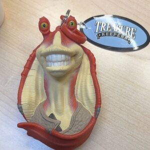 Star Wars Jar Jar Binks Red and Cream Keychain by Treasure Keepers